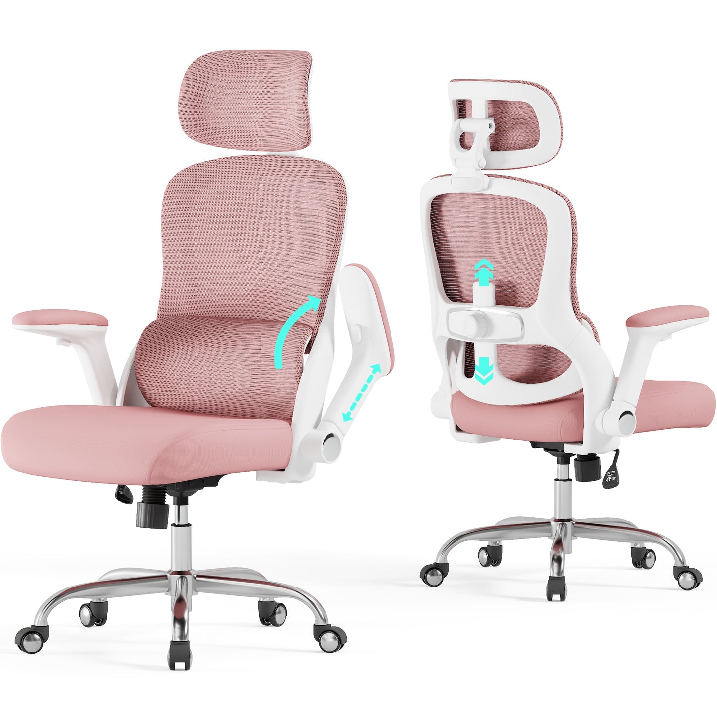 Ergonomic Office Chair: 400LBS Computer Desk Chair Comfy-Big and Tall Office Chair with Lumbar Support & Headrest-Gaming Chairs for Adults-Executive Office Rolling Chairs for Home Work