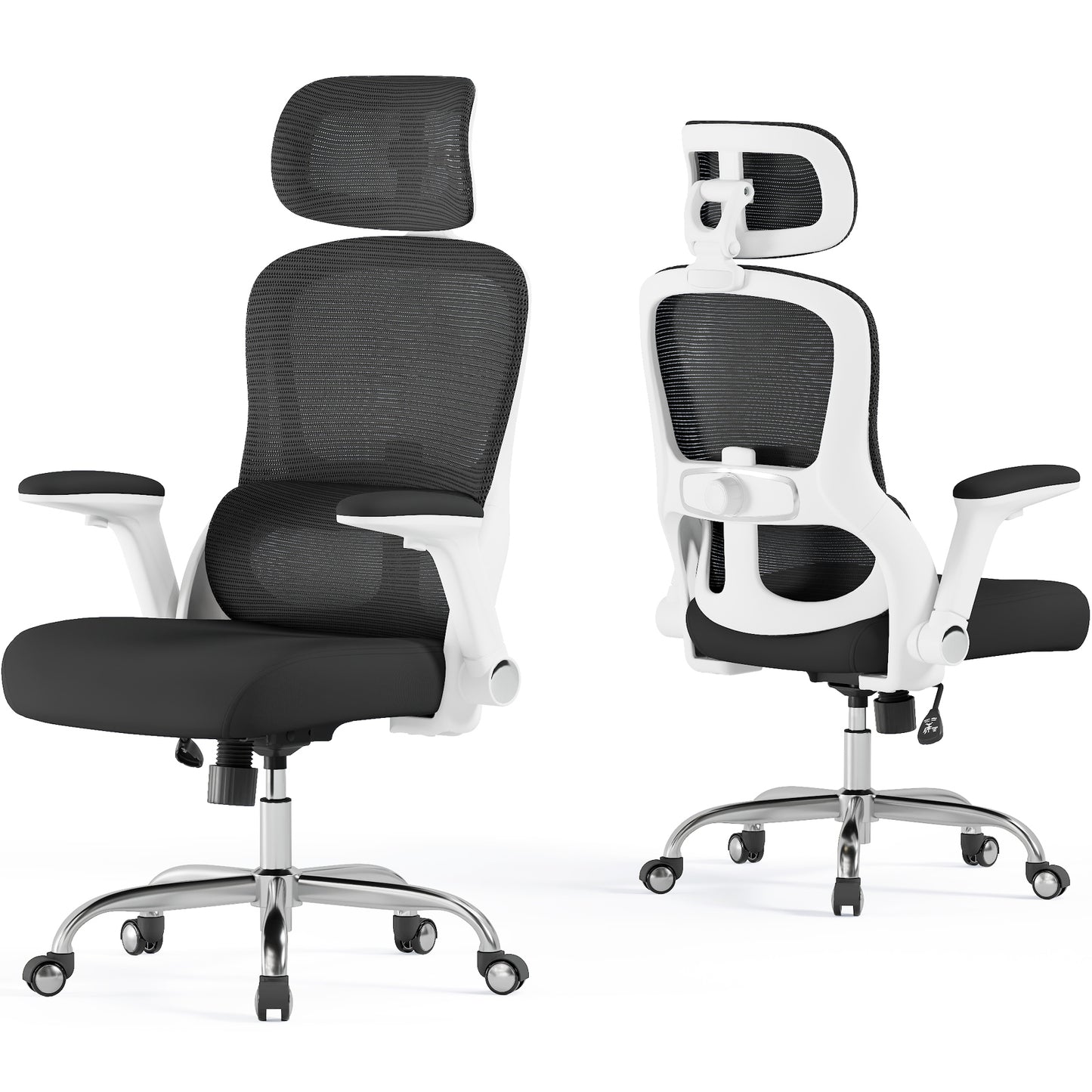 Ergonomic Office Chair: 400LBS Computer Desk Chair Comfy-Big and Tall Office Chair with Lumbar Support & Headrest-Gaming Chairs for Adults-Executive Office Rolling Chairs for Home Work