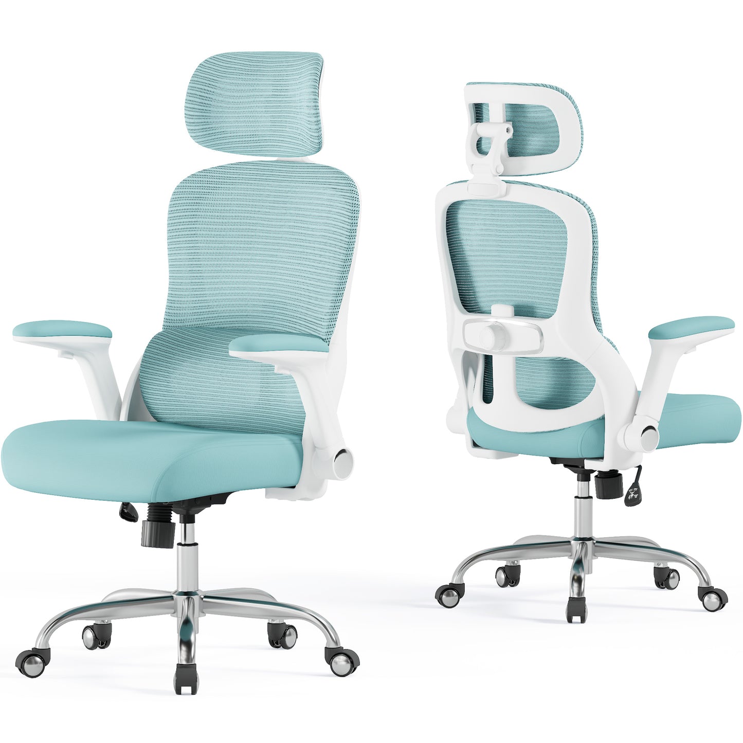 Ergonomic Office Chair: 400LBS Computer Desk Chair Comfy-Big and Tall Office Chair with Lumbar Support & Headrest-Gaming Chairs for Adults-Executive Office Rolling Chairs for Home Work