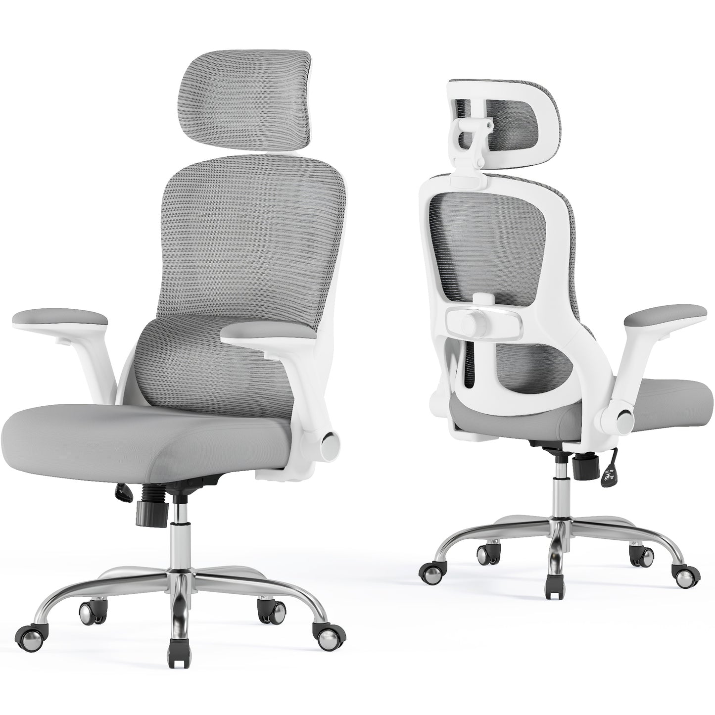 Ergonomic Office Chair: 400LBS Computer Desk Chair Comfy-Big and Tall Office Chair with Lumbar Support & Headrest-Gaming Chairs for Adults-Executive Office Rolling Chairs for Home Work