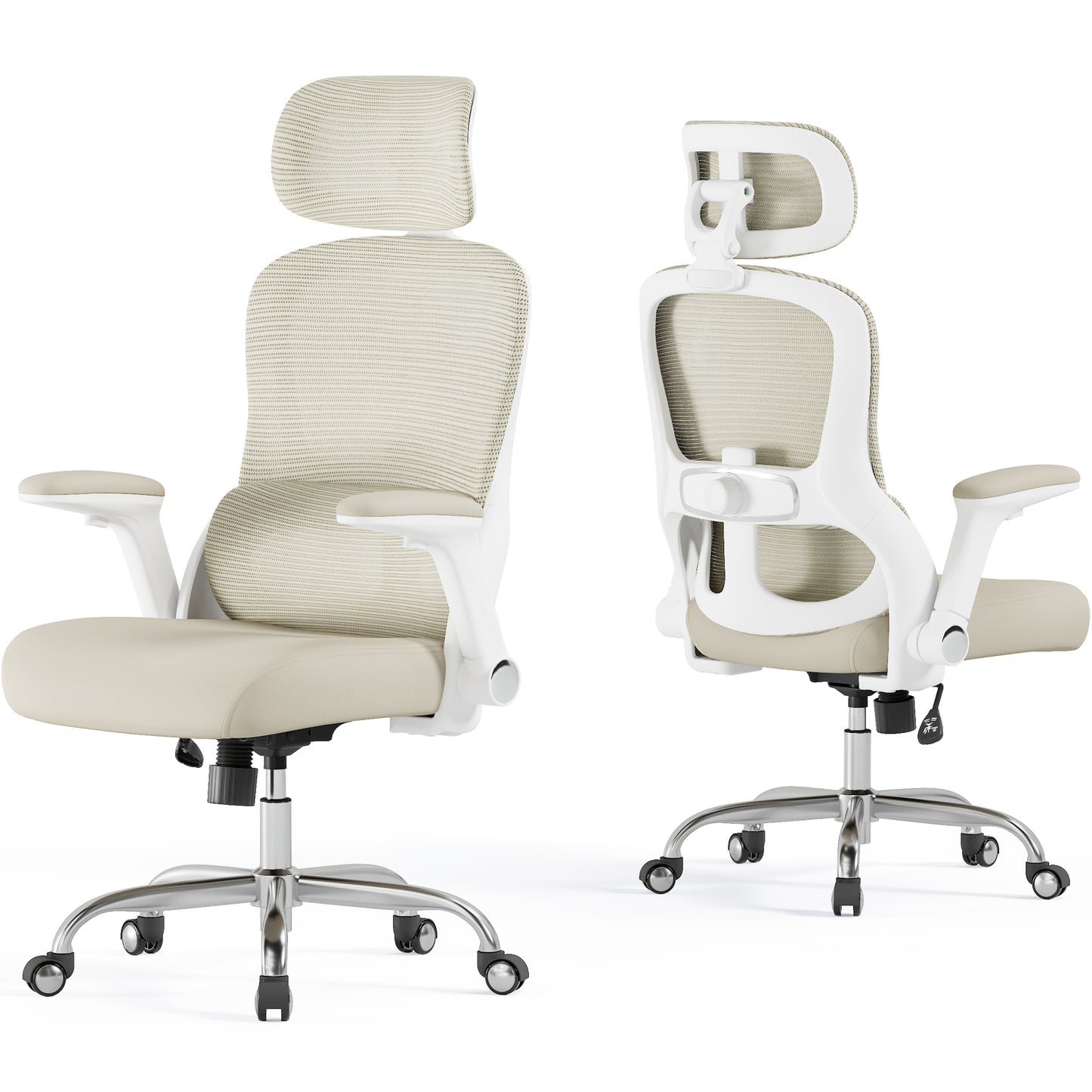 Ergonomic Office Chair: 400LBS Computer Desk Chair Comfy-Big and Tall Office Chair with Lumbar Support & Headrest-Gaming Chairs for Adults-Executive Office Rolling Chairs for Home Work