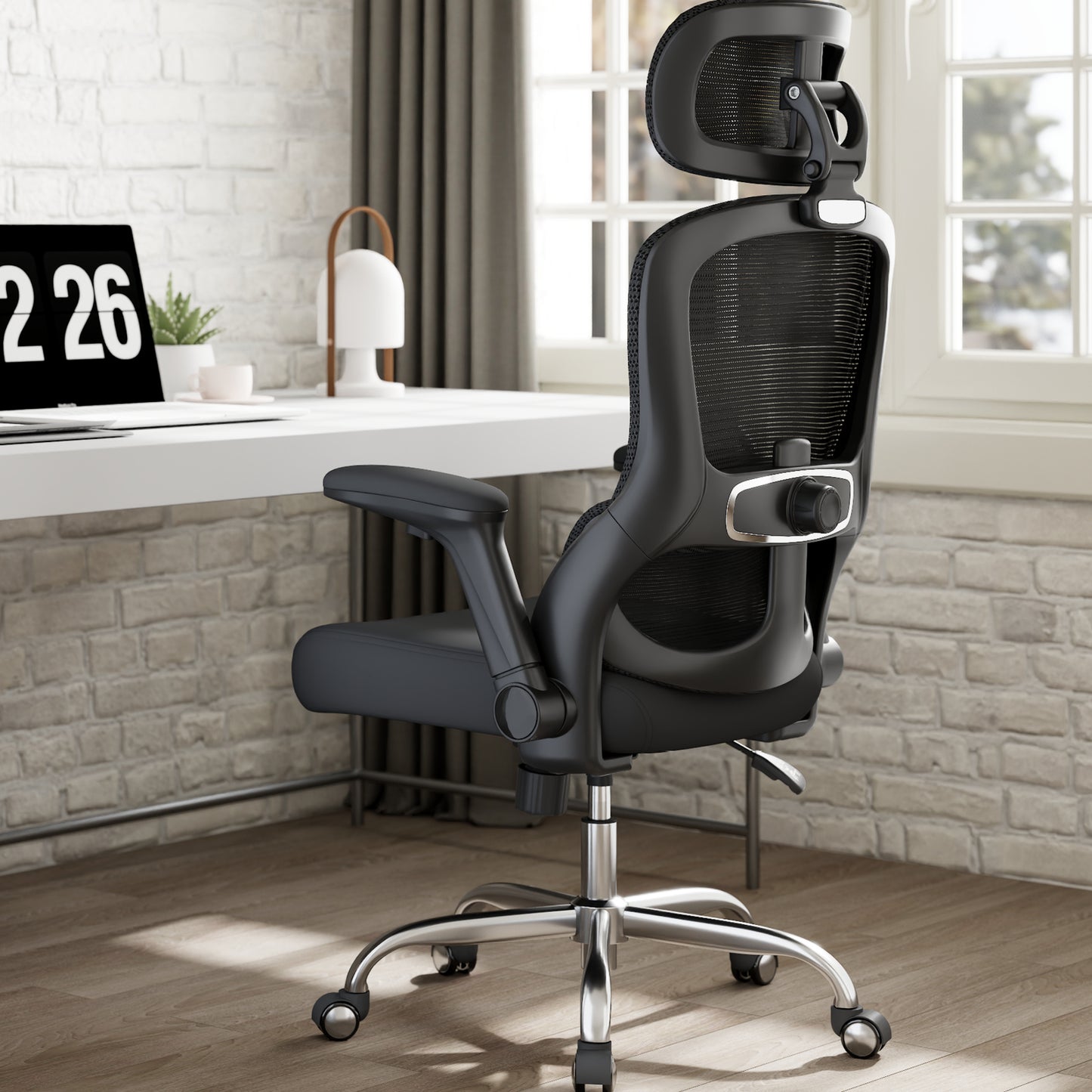 Ergonomic Office Chair: 400LBS Computer Desk Chair Comfy-Big and Tall Office Chair with Lumbar Support & Headrest-Gaming Chairs for Adults-Executive Office Rolling Chairs for Home Work