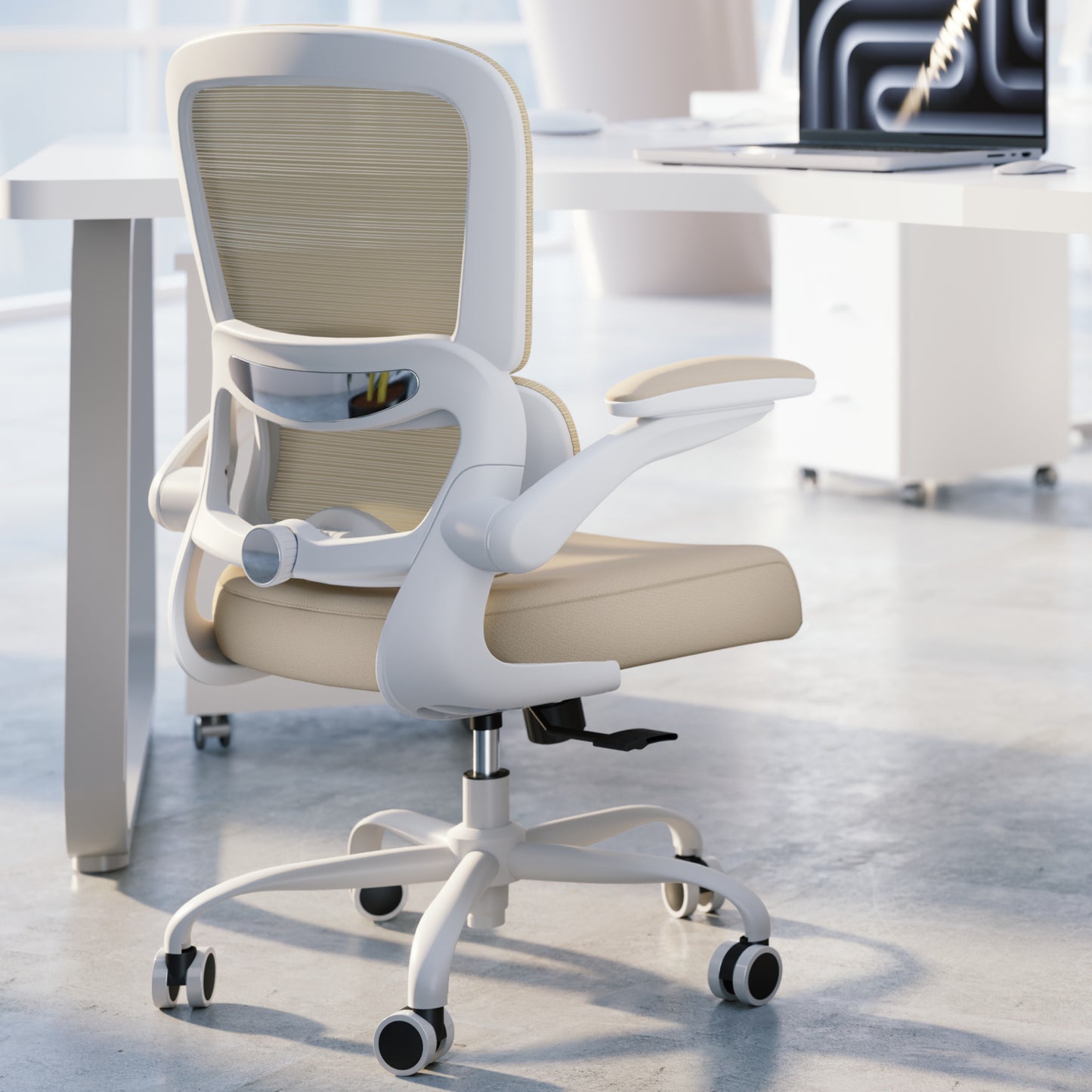 TRALT Office Chair - Ergonomic Desk Chair with Adjustable Lumbar Support, Mesh Computer Chair, Executive Chairs for Home Office Comfortable Lumbar Support