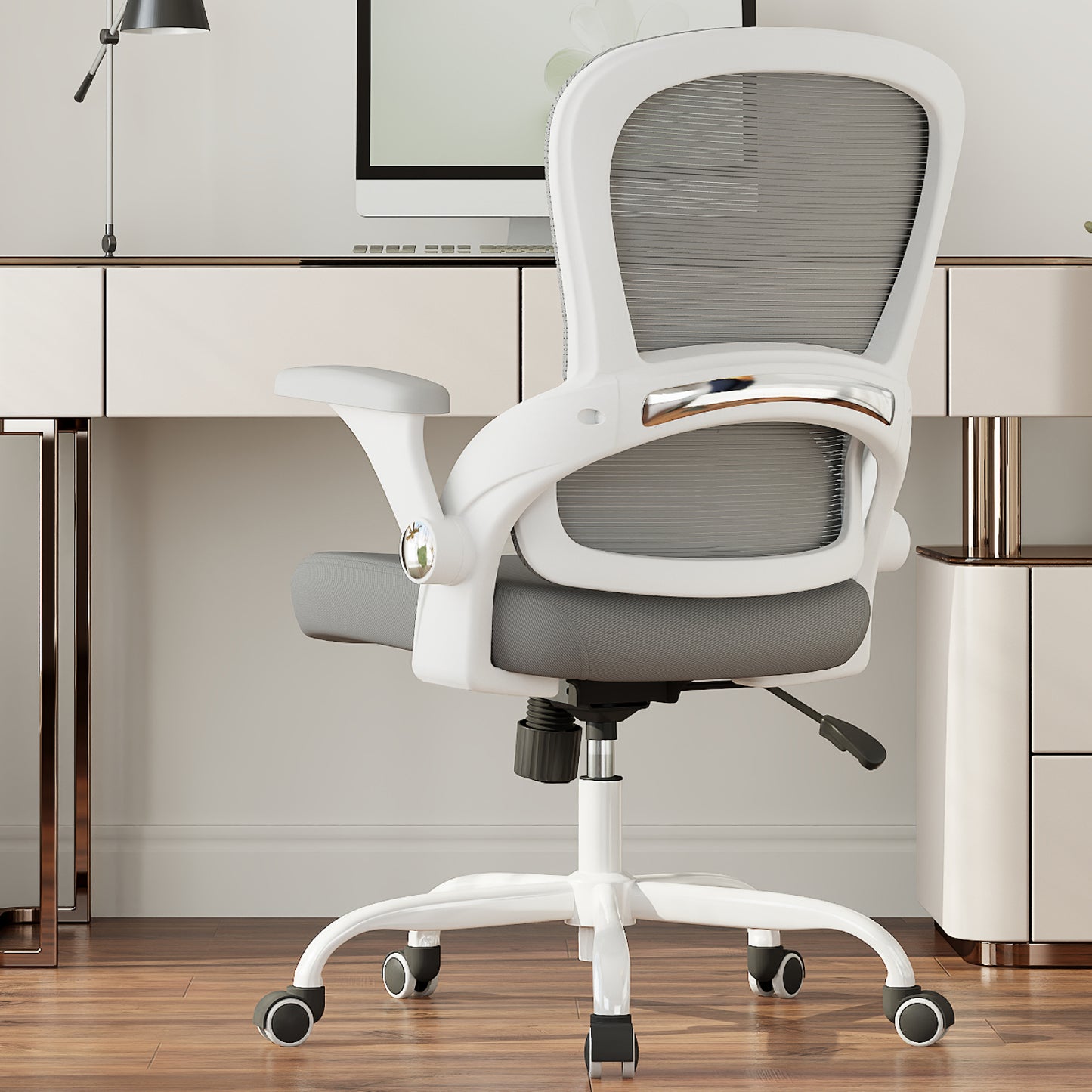 TRALT Office Chair - Ergonomic Office Chair with Back Support, Home Office Desk Chairs, 330lbs Wide Seat Big and Tall Office Chairs, Comfy Desk Chair for Work, Study, Office, Gaming