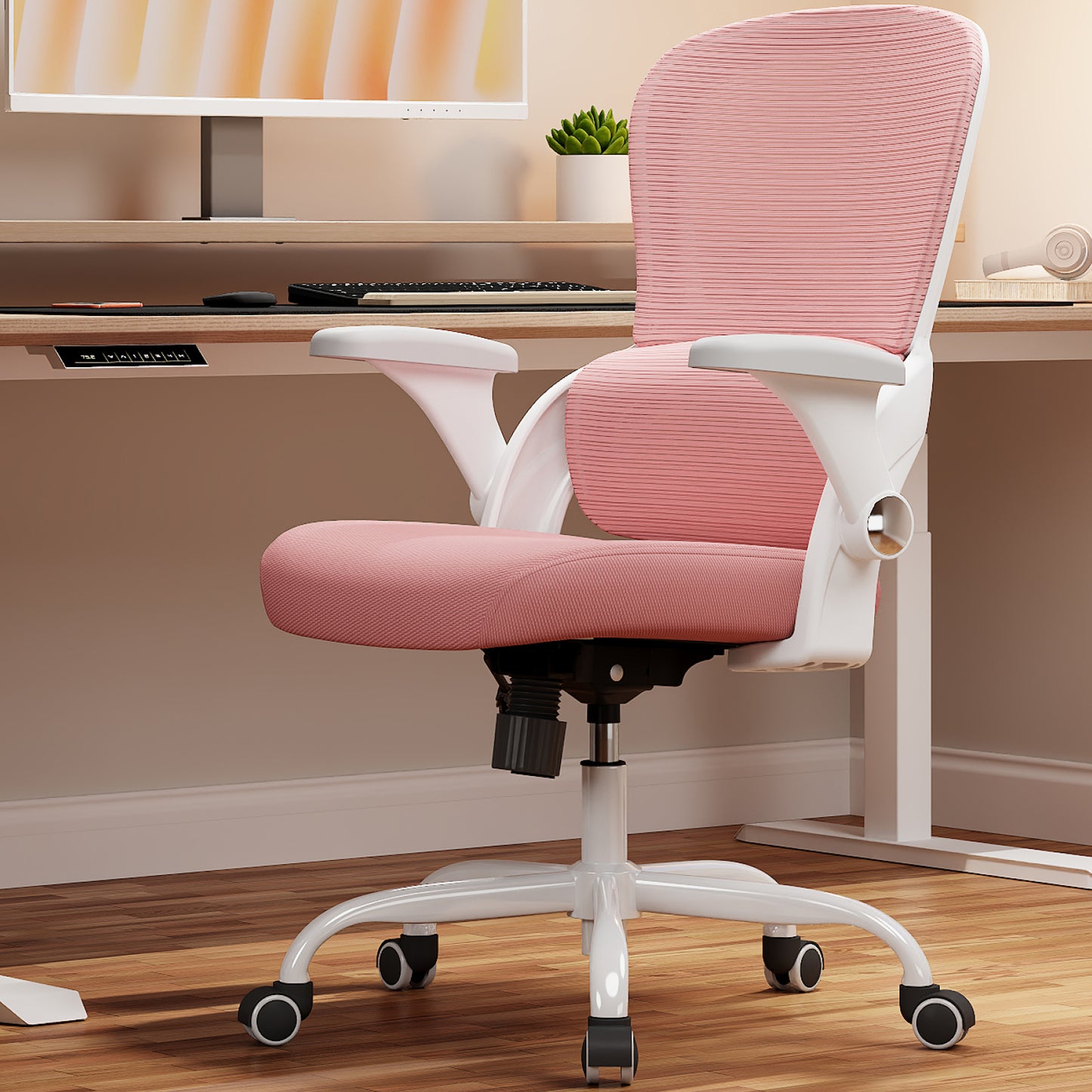 TRALT Office Chair - Ergonomic Office Chair with Back Support, Home Office Desk Chairs, 330lbs Wide Seat Big and Tall Office Chairs, Comfy Desk Chair for Work, Study, Office, Gaming