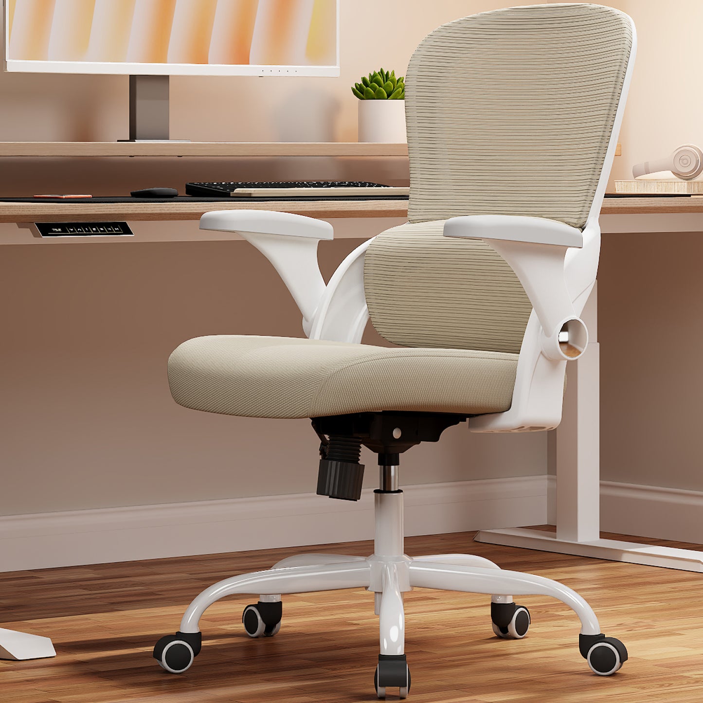 TRALT Office Chair - Ergonomic Office Chair with Back Support, Home Office Desk Chairs, 330lbs Wide Seat Big and Tall Office Chairs, Comfy Desk Chair for Work, Study, Office, Gaming