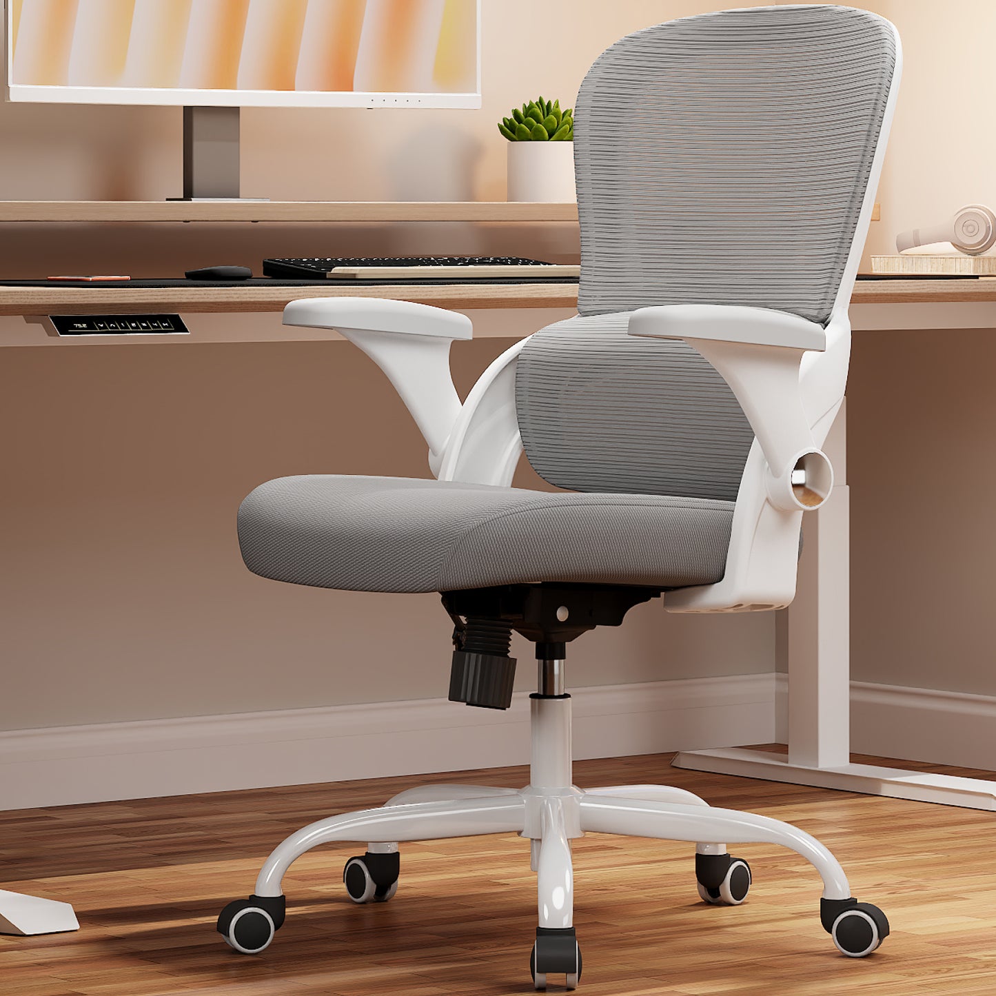 TRALT Office Chair - Ergonomic Office Chair with Back Support, Home Office Desk Chairs, 330lbs Wide Seat Big and Tall Office Chairs, Comfy Desk Chair for Work, Study, Office, Gaming