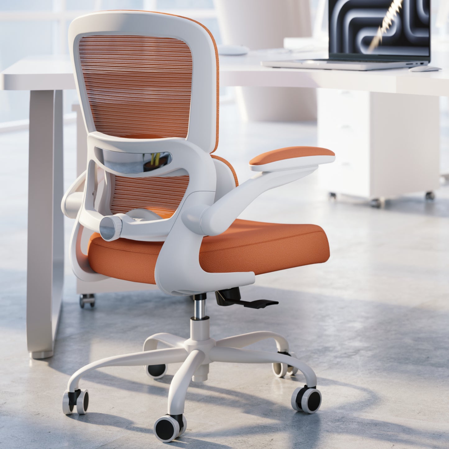 TRALT Office Chair - Ergonomic Desk Chair with Adjustable Lumbar Support, Mesh Computer Chair, Executive Chairs for Home Office Comfortable Lumbar Support