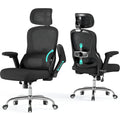 Ergonomic Office Chair: 400LBS Computer Desk Chair Comfy-Big and Tall Office Chair with Lumbar Support & Headrest-Gaming Chairs for Adults-Executive Office Rolling Chairs for Home Work