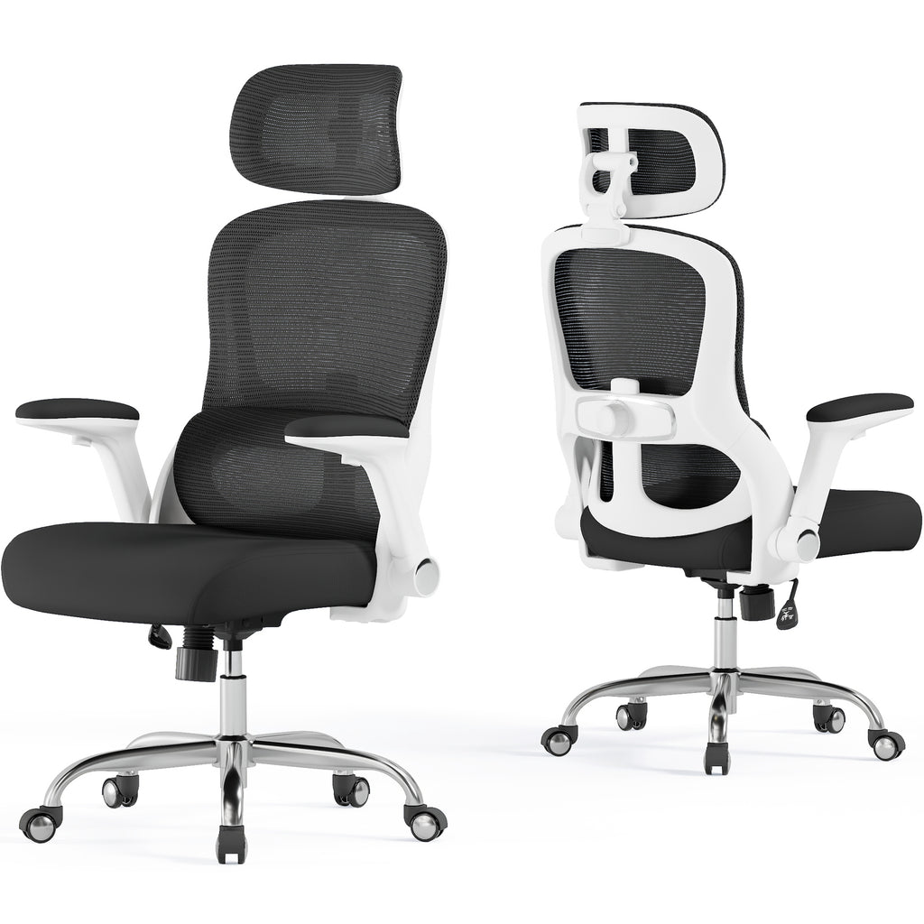 Ergonomic Office Chair: 400LBS Computer Desk Chair Comfy-Big and Tall Office Chair with Lumbar Support & Headrest-Gaming Chairs for Adults-Executive Office Rolling Chairs for Home Work