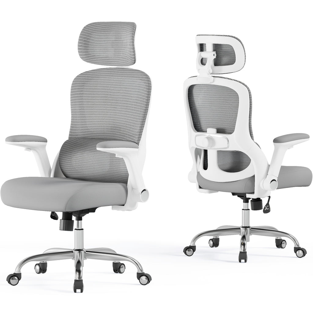 Ergonomic Office Chair: 400LBS Computer Desk Chair Comfy-Big and Tall Office Chair with Lumbar Support & Headrest-Gaming Chairs for Adults-Executive Office Rolling Chairs for Home Work