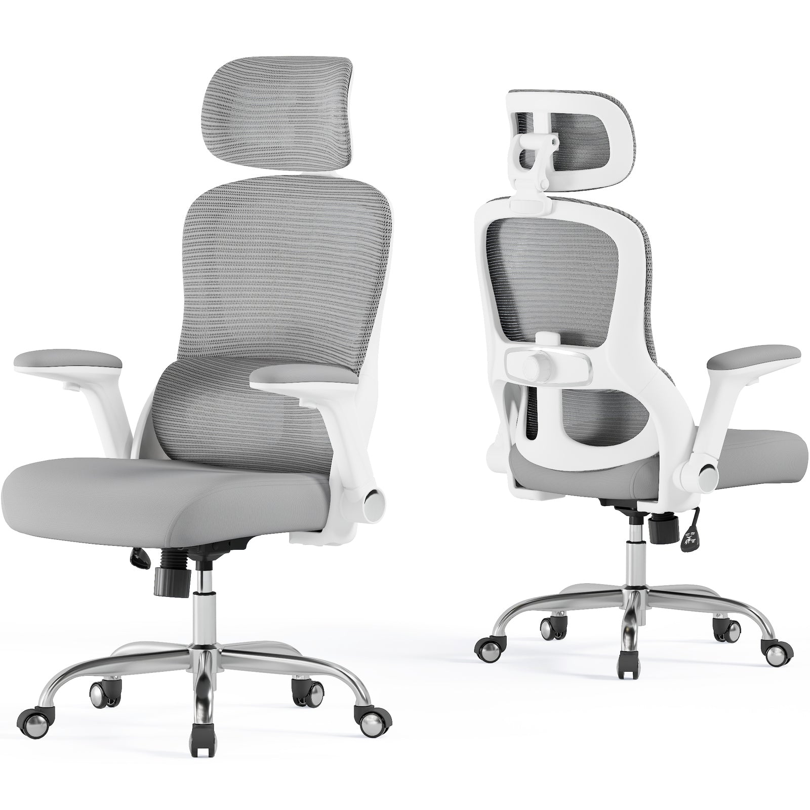 Ergonomic Office Chair: 400LBS Computer Desk Chair Comfy-Big and Tall Office Chair with Lumbar Support & Headrest-Gaming Chairs for Adults-Executive Office Rolling Chairs for Home Work