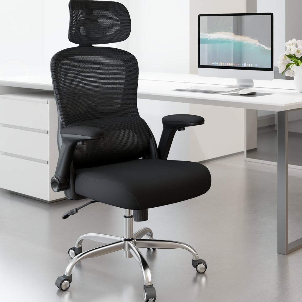 Ergonomic Office Chair: 400LBS Computer Desk Chair Comfy-Big and Tall Office Chair with Lumbar Support & Headrest-Gaming Chairs for Adults-Executive Office Rolling Chairs for Home Work