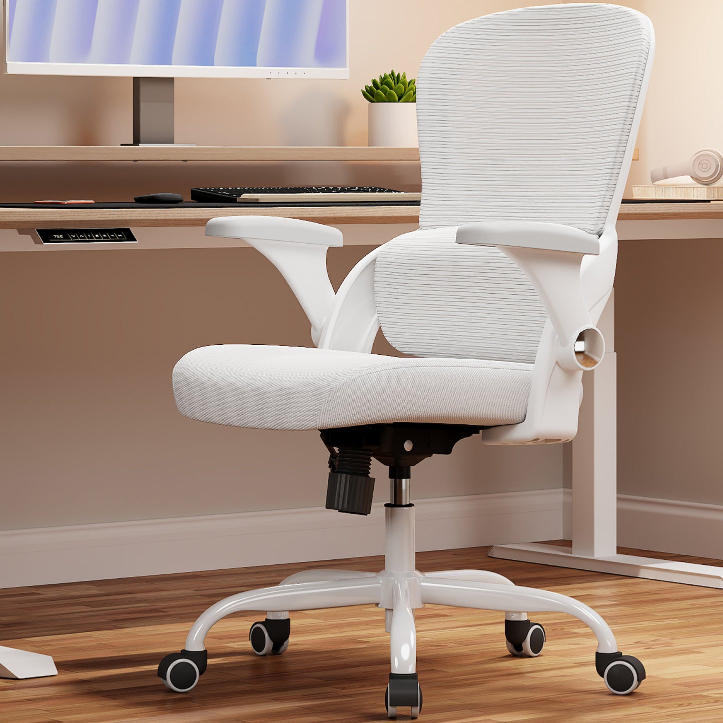TRALT Office Chair - Ergonomic Office Chair with Back Support, Home Office Desk Chairs, 330lbs Wide Seat Big and Tall Office Chairs, Comfy Desk Chair for Work, Study, Office, Gaming
