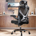 Ergonomic Office Chair - Mesh Desk Chair with Adjustable Lumbar Support High Back Computer Gaming Chairs - Big and Tall Office Chairs Adults, Comfortable for Long Hours