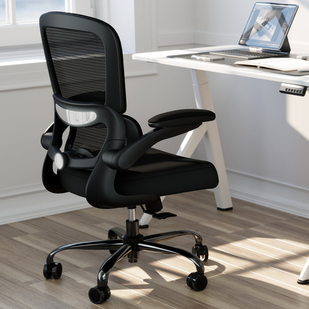 TRALT Office Chair - Ergonomic Desk Chair with Adjustable Lumbar Support, Mesh Computer Chair, Executive Chairs for Home Office Comfortable Lumbar Support